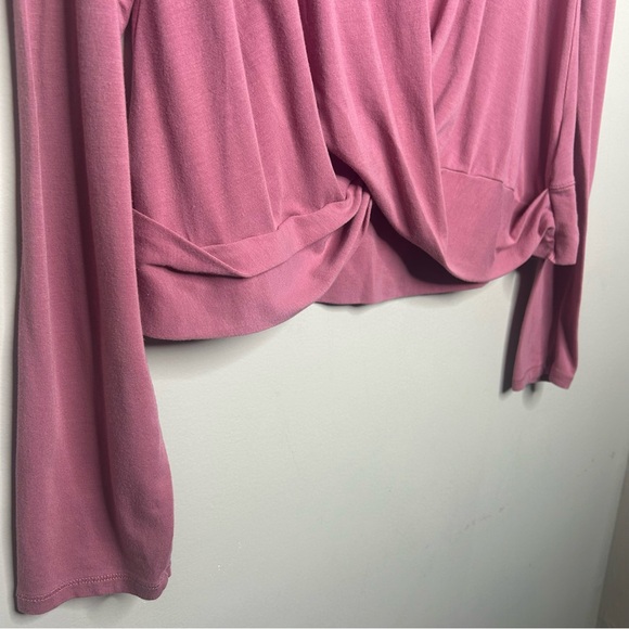 Calia by Carrie Underwood Long Sleeve Twist Trap Front Activewear Outdoor Pink M - Picture 8 of 12